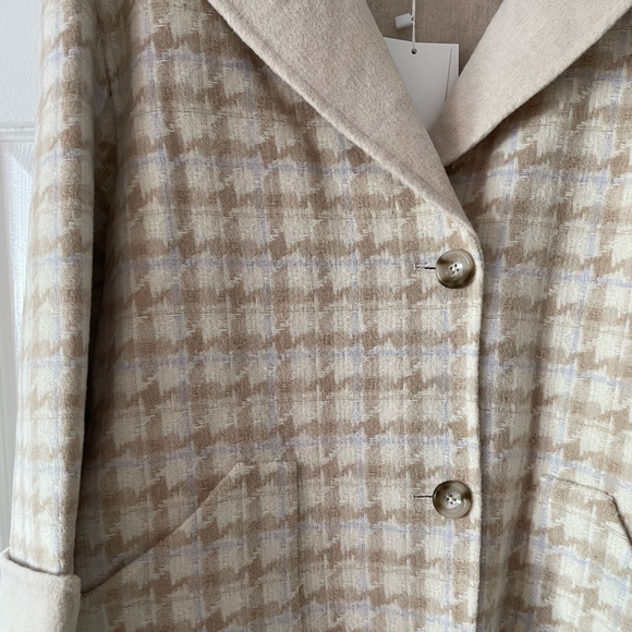Petite Studio Double sided beige wool coat size xs - Picture 6 of 11